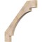 Ekena Millwork 3 1/2"W x 40"D x 40"H Merced Smooth Knee Brace, Douglas Fir BRC04X40X40MRC00SDF - alternate 1